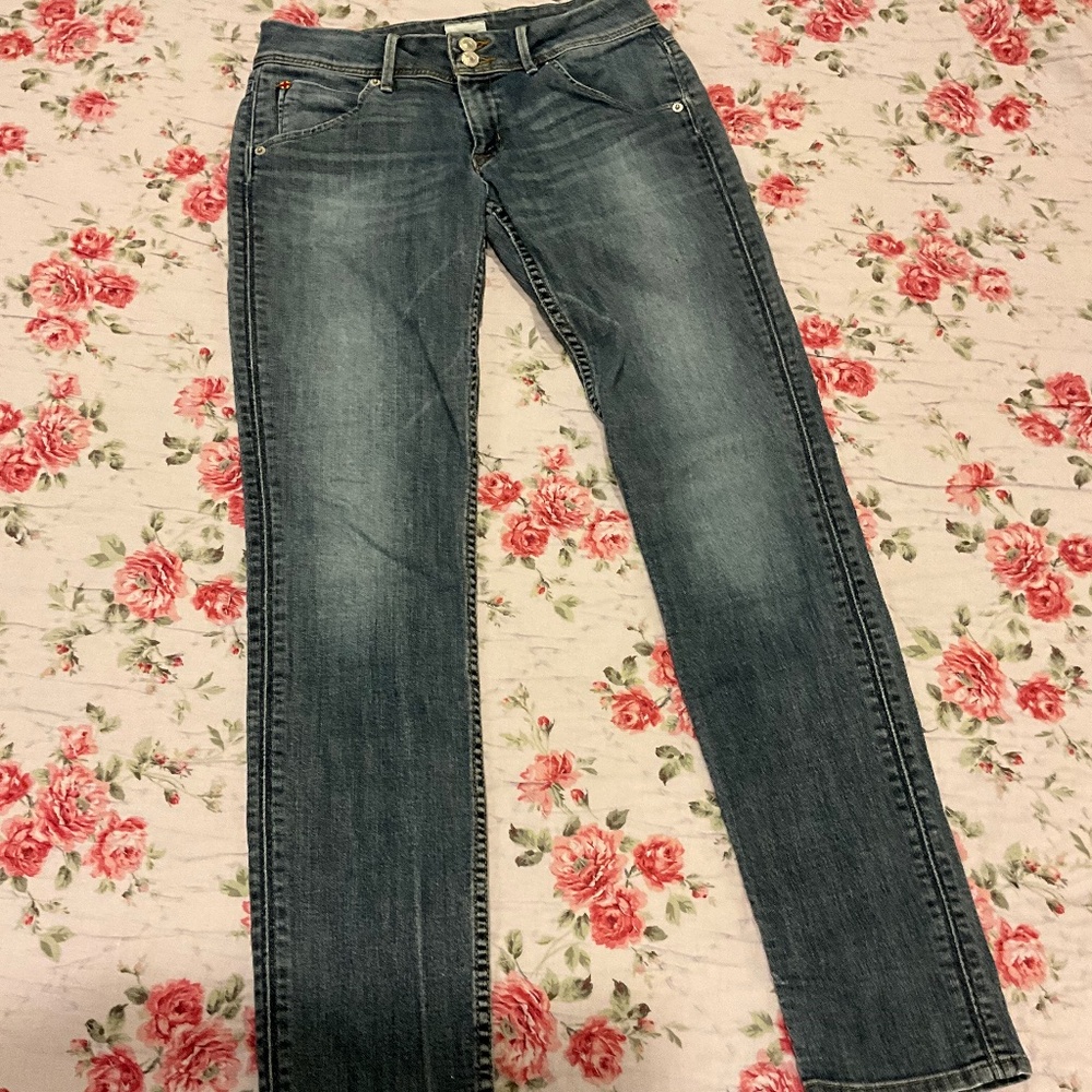 Hudson Collin Flap Pocket Skinny Jeans Size 27